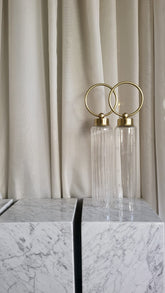 Stripped Glass Lantern - SAM- The Mob Collective
